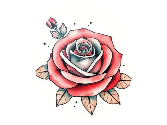 watercolor tattoo